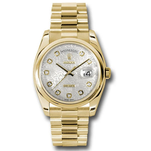 Rolex Day-Date President Yellow Gold - Domed Bezel - President