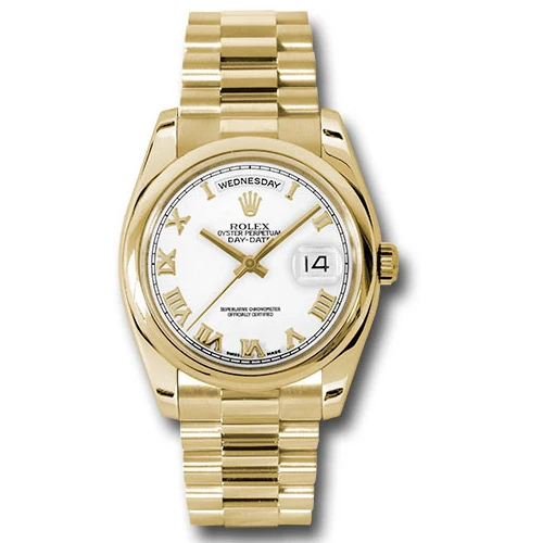 Rolex Day-Date President Yellow Gold - Domed Bezel - President