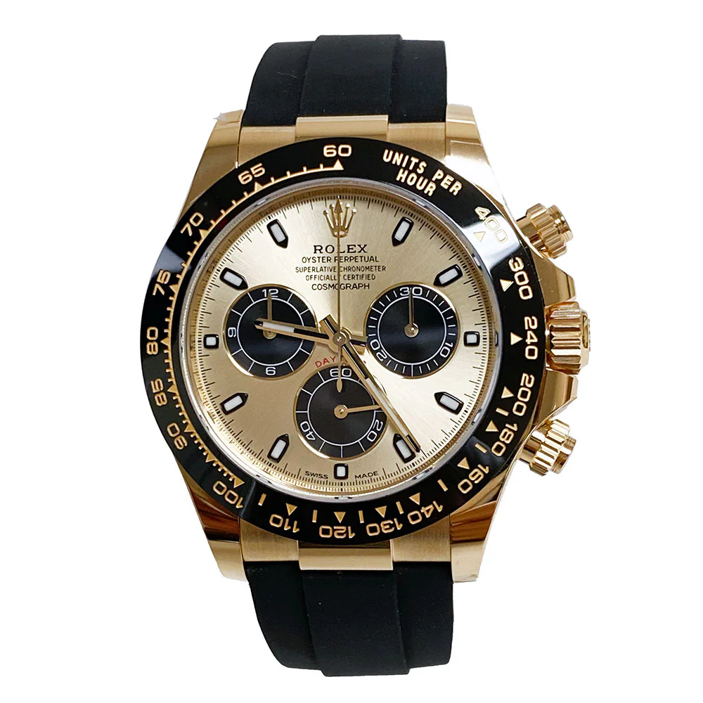 Rolex Daytona Yellow Gold - Oysterflex Strap - Image 2