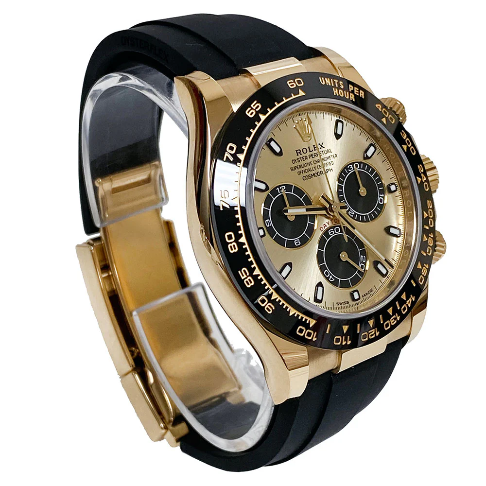 Rolex Daytona Yellow Gold - Oysterflex Strap - Image 4