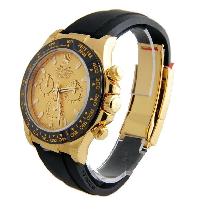 Rolex Daytona Yellow Gold - Oysterflex Strap - Image 3