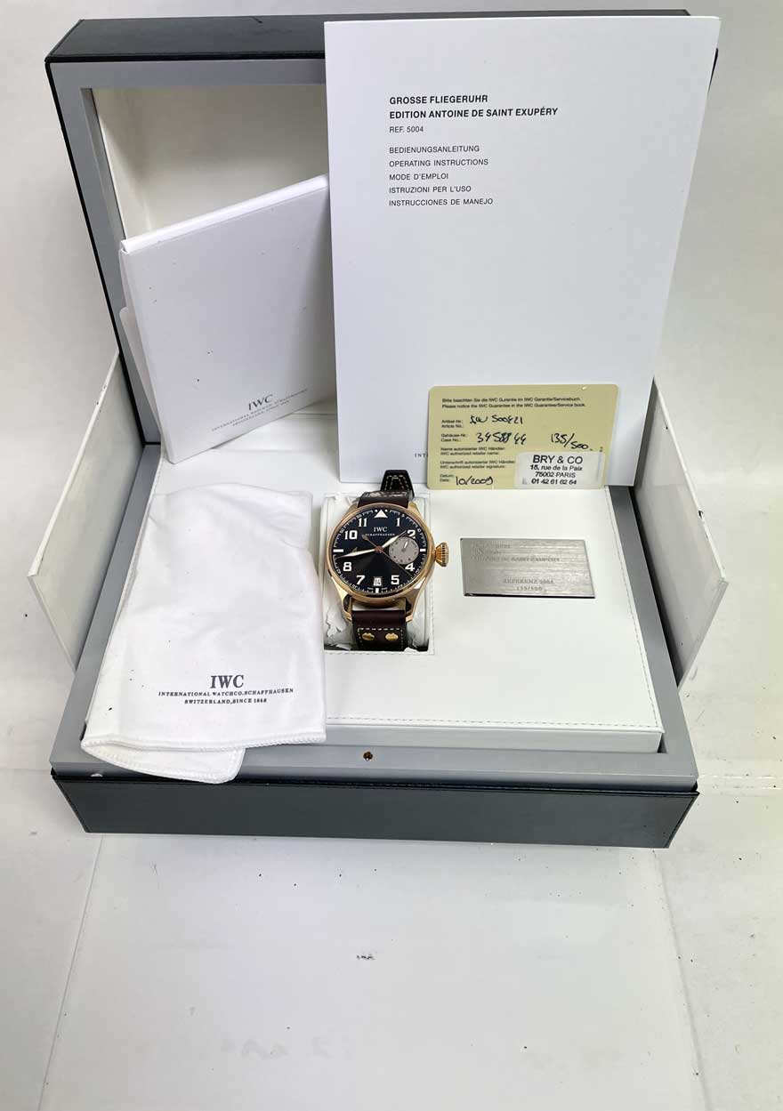 IWC Big Pilot St Exupery IW500421 Rose Gold Limited Edition - Image 6