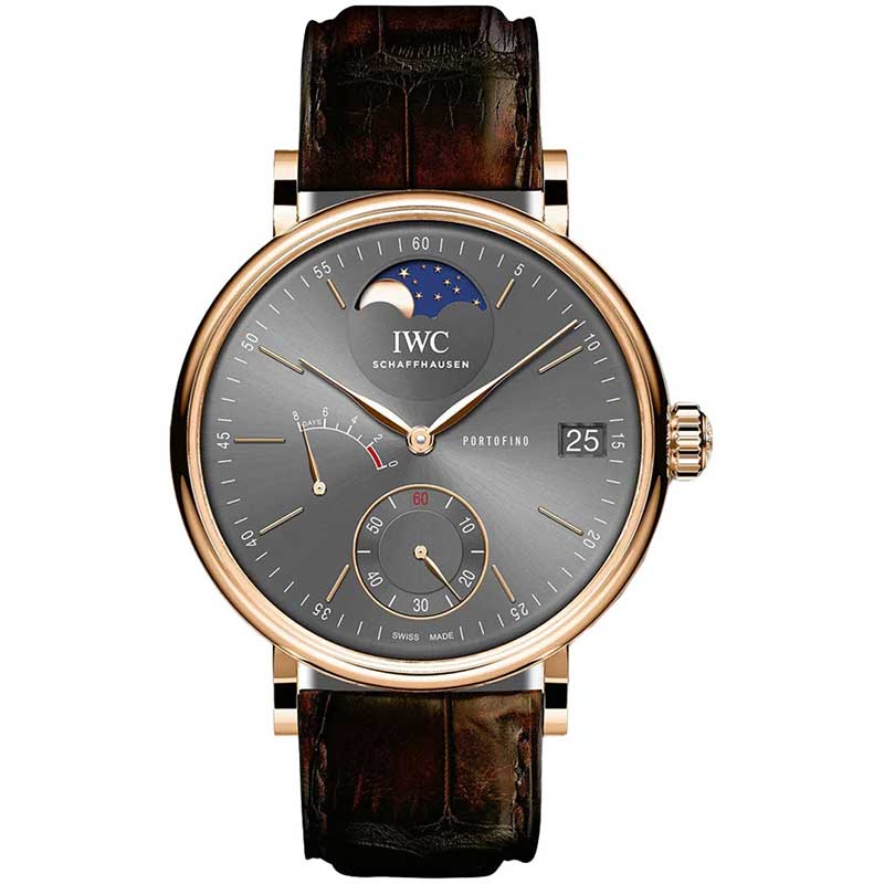 IWC Portofino Hand Wound Moonphase Eight Days 45