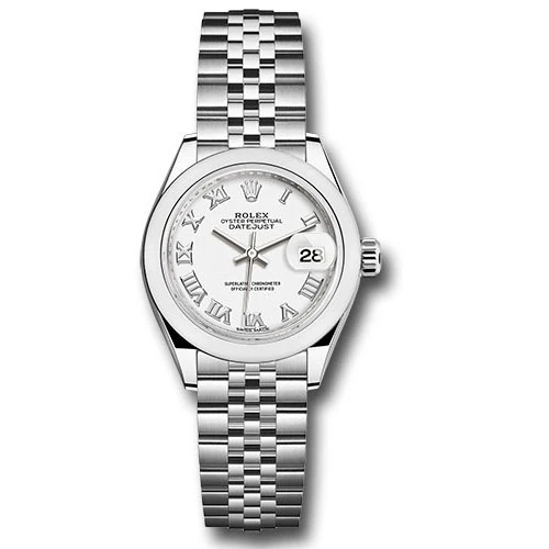 Rolex Lady Datejust 28 - Stainless Steel - Domed Bezel - Jubilee