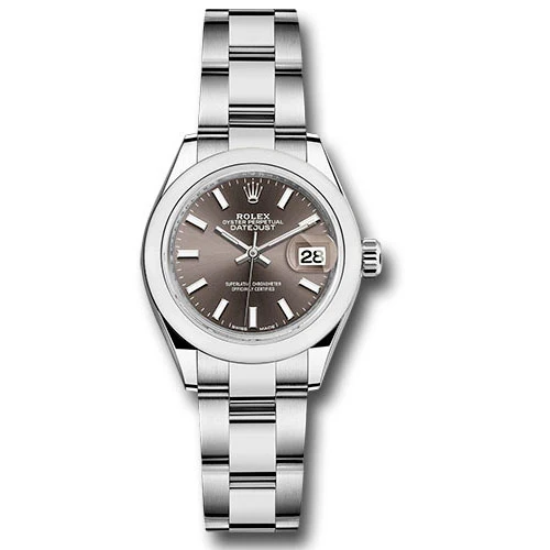 Rolex Lady Datejust 28 - Stainless Steel - Domed Bezel - Oyster