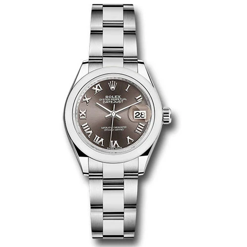 Rolex Lady Datejust 28 - Stainless Steel - Domed Bezel - Oyster
