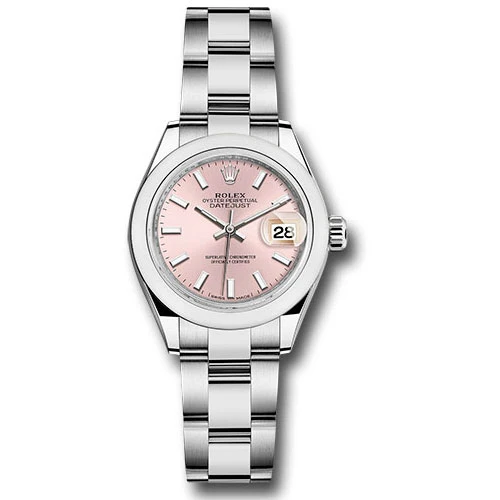 Rolex Lady Datejust 28 - Stainless Steel - Domed Bezel - Oyster