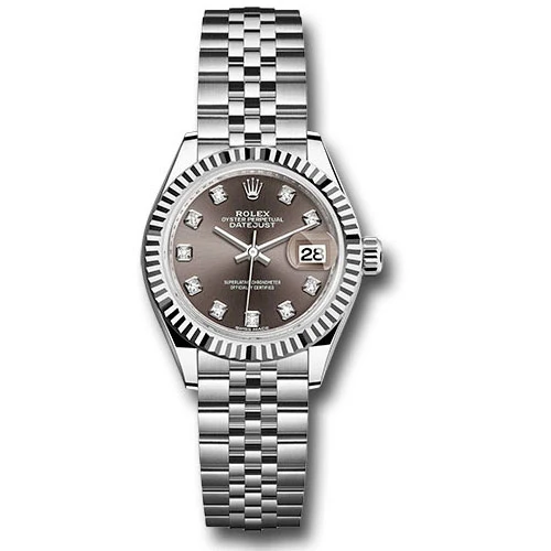 Rolex Lady Datejust 28 - Stainless Steel - Fluted Bezel - Jubilee