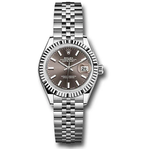 Rolex Lady Datejust 28 - Stainless Steel - Fluted Bezel - Jubilee