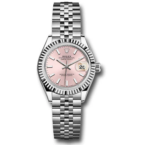Rolex Lady Datejust 28 - Stainless Steel - Fluted Bezel - Jubilee