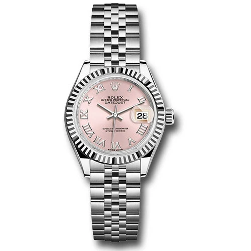Rolex Lady Datejust 28 - Stainless Steel - Fluted Bezel - Jubilee