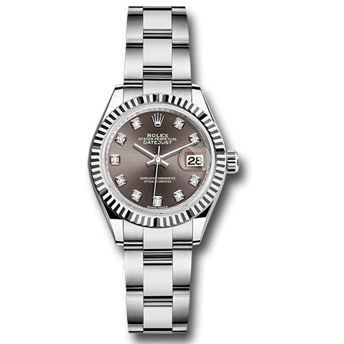 Rolex Lady Datejust 28 - Stainless Steel - Fluted Bezel - Oyster