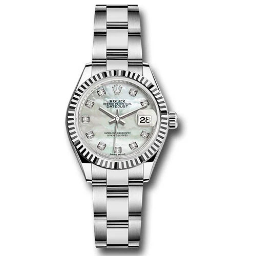 Rolex Lady Datejust 28 - Stainless Steel - Fluted Bezel - Oyster