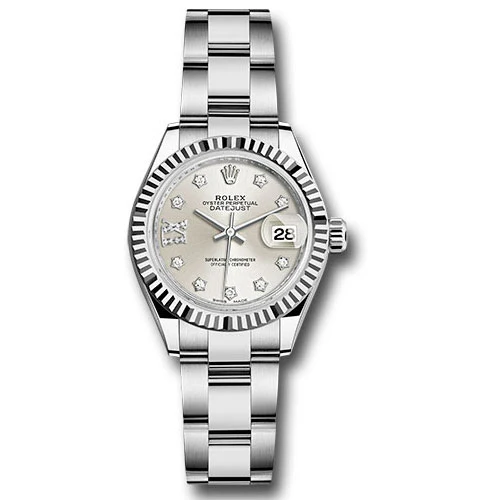 Rolex Lady Datejust 28 - Stainless Steel - Fluted Bezel - Oyster
