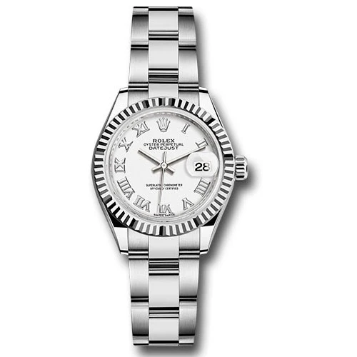 Rolex Lady Datejust 28 - Stainless Steel - Fluted Bezel - Oyster