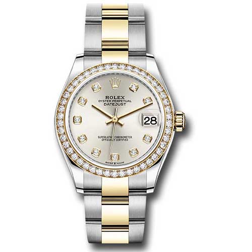 Rolex Datejust 31mm - Steel and Gold Yellow Gold - 46 Dia Bezel - Oyster