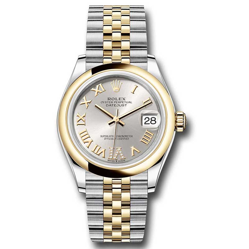 Rolex Datejust 31mm - Steel and Gold Yellow Gold - Domed Bezel - Jubilee