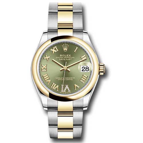 Rolex Datejust 31mm - Steel and Gold Yellow Gold - Domed Bezel - Oyster