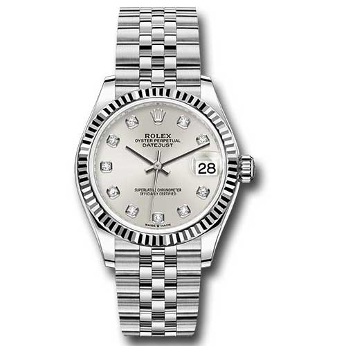Rolex Datejust 31mm - Steel Fluted Bezel - Jubilee Bracelet