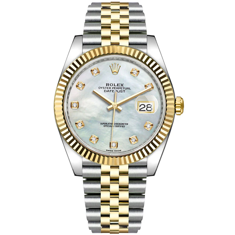Rolex Datejust 41 Steel and Yellow Gold - Fluted Bezel - Jubilee