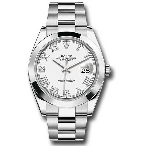 Rolex Datejust 41 Steel - Smooth Bezel - Oyster