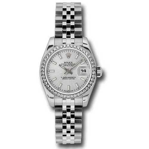 Rolex Datejust Lady - Diamond Bezel - Jubilee Bracelet