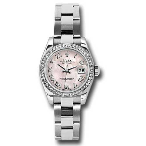 Rolex Datejust Lady - Diamond Bezel - Oyster Bracelet