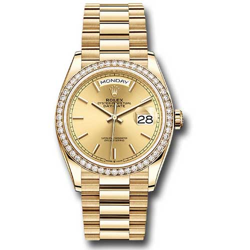 Rolex Day-Date President Yellow Gold - 52 Dia Bezel - President
