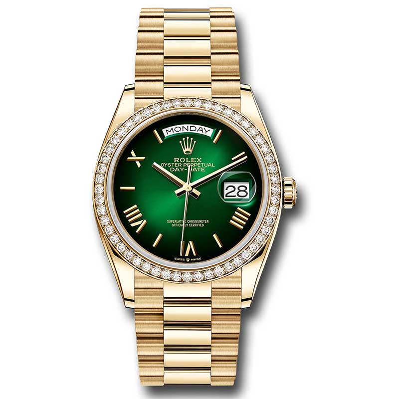 Rolex Day-Date President Yellow Gold - 52 Dia Bezel - President