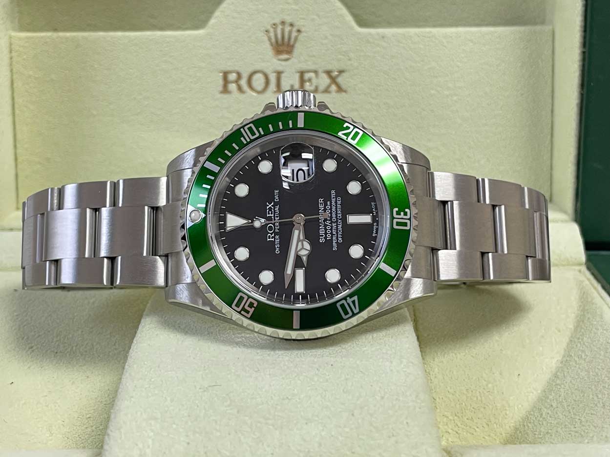 Rolex  Submariner Date 40mm Kermit 16610LV NOS - Image 5