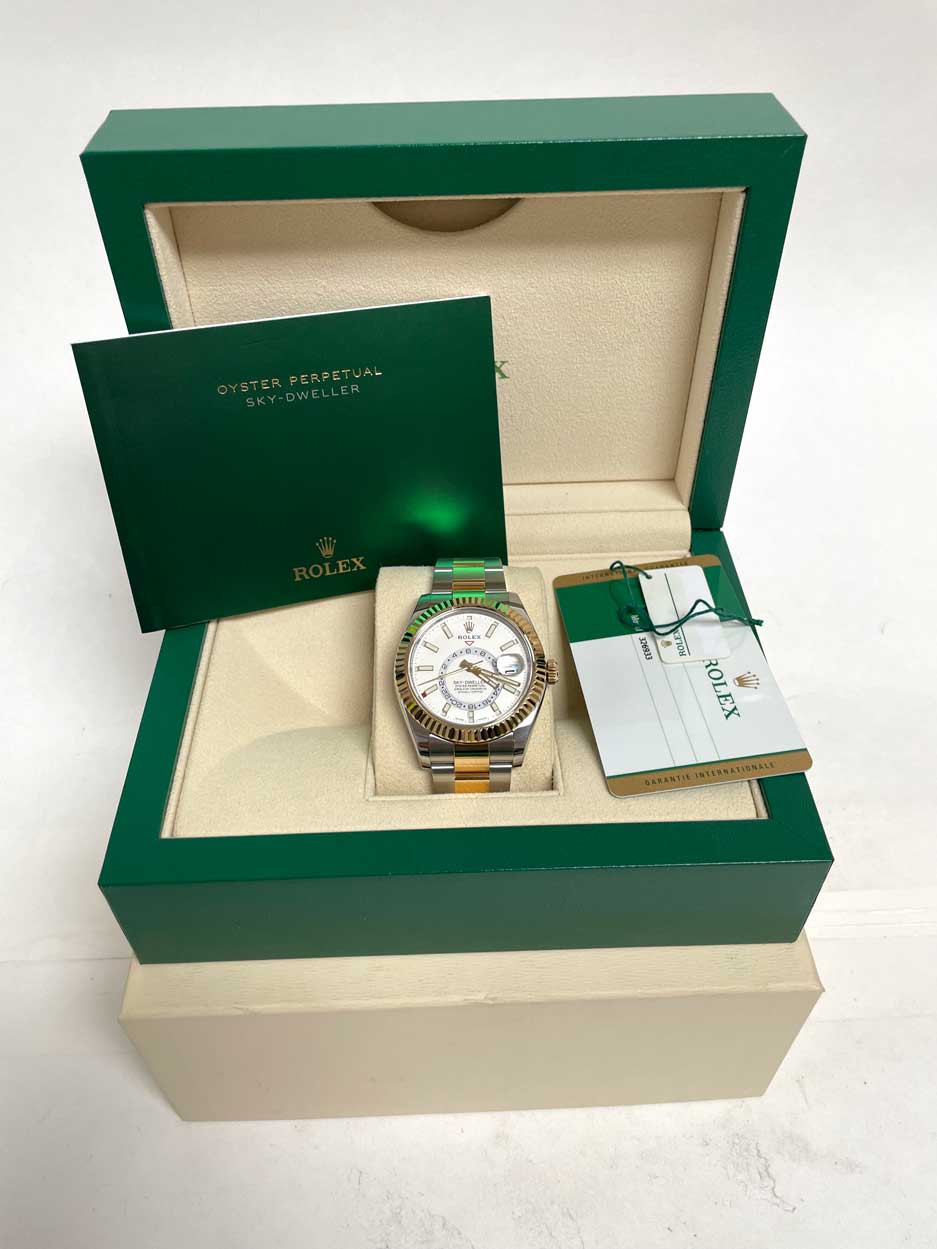 Rolex Sky-Dweller Stainless Steel and Yellow Gold - Oyster - Image 7
